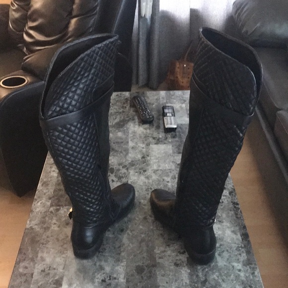 Over knee leather boots - Picture 6 of 8